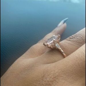 Rose Gold Morganite Ring (Engagement Ring Not Needed Anymore)